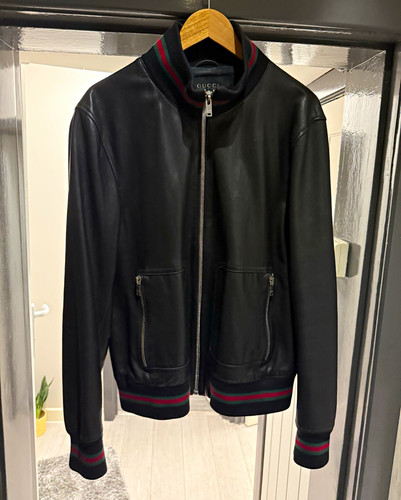 Gucci men black - black, leather