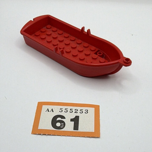 Lego 2551 red vintage row - red, boat
