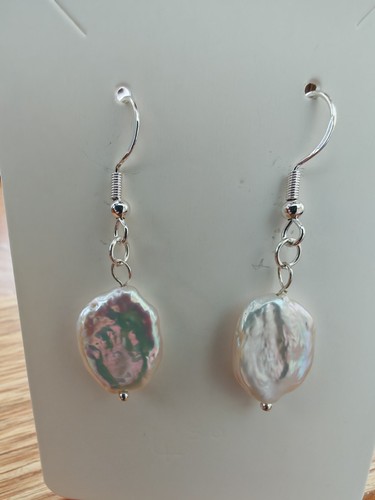 Baroque pearl earrings - baroque,