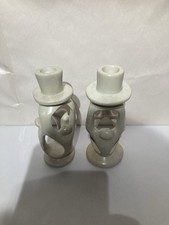 Pair Of Hand carved Soapstone