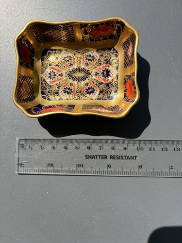Royal crown derby - crown, rectangular