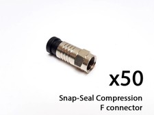 Compression connector - f,