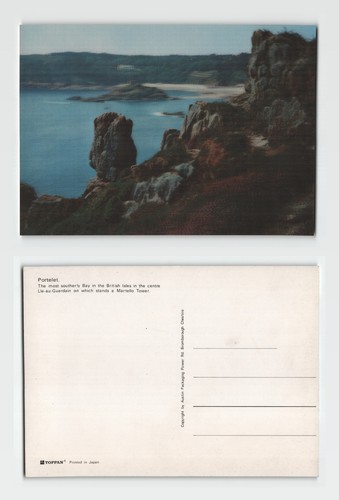 Postcard portelet bay - portelet,