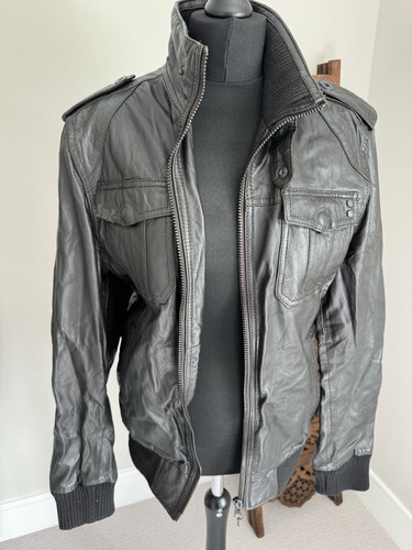 River island leather jacket - island,