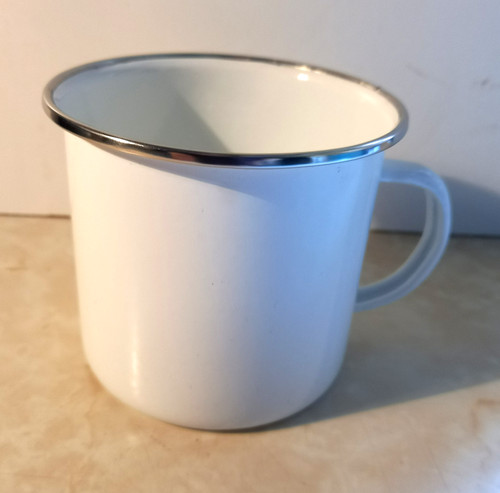 Enamel mug cup large stainless - enamel,