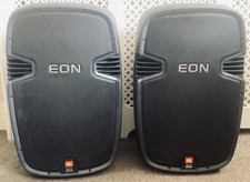 JBL EON 515 Speakers Pair 129 SPL - PA Tops Full Range - Quality Leather Covers