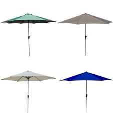 Garden Parasol Umbrella, Garden Umbrella, 2.7M Diameter Patio Umbrellas