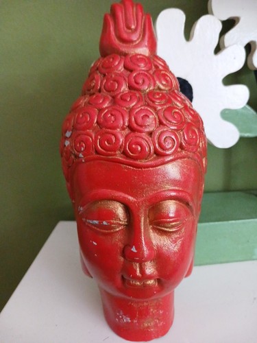 Solid wood buddha - buddha, head