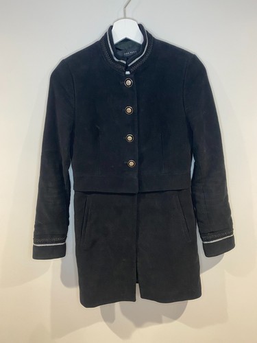 Zara basic black velvet - black,