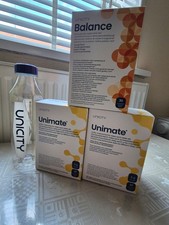 Unicity 60 sachet  unimate lemon & ginger &30 balance orange flavor with Bottle