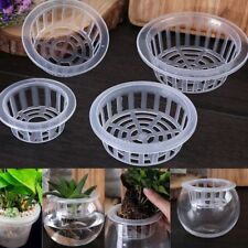 Plastic Mesh Pot Hydroponic Net Cloning Basket Aquarium Insert Plants Growth