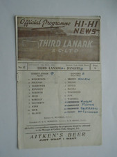Third Lanark v Rangers 1953/54 Scottish Cup