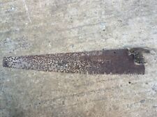 99cm Long Vintage Reclaimed Steel Old Stone Limestone Cutting Saw Collectable