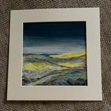 Signed Abstract Painting "I
