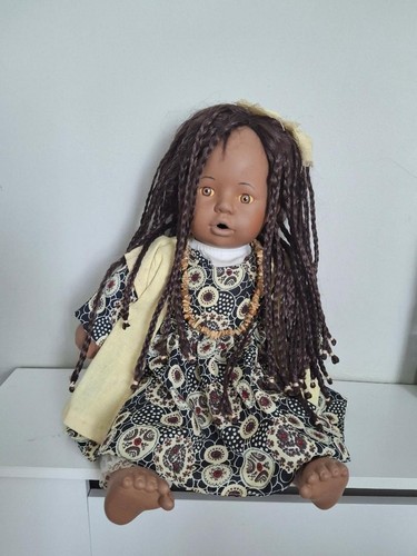 Porcelain doll sitting - doll, .