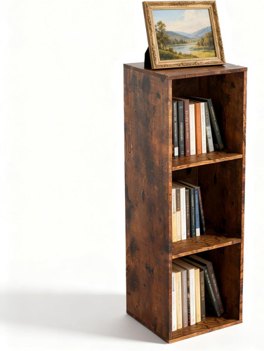 Rustic tier cube storage - rustic,