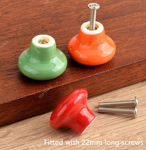 Round ceramic door - door, knobs