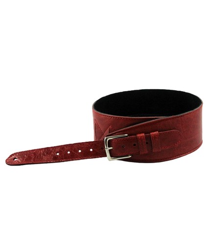 Fab leather softy red guitar - leather,