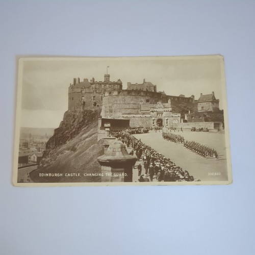 Postcard edinburgh castle - edinburgh,