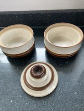 2 Denby Potters Wheel Bowls