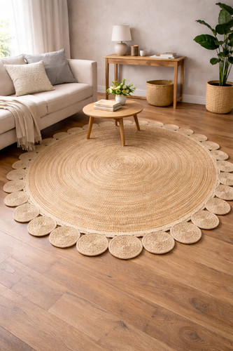 Petal loop jute rug - loop,