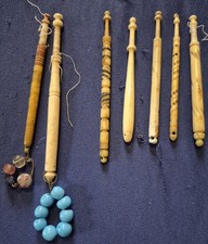 Seven antique bovine bone