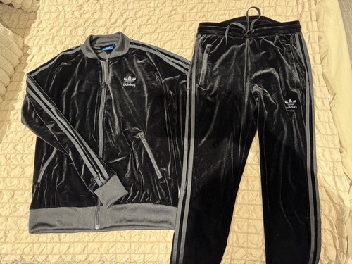 Black women velour - velour, adidas