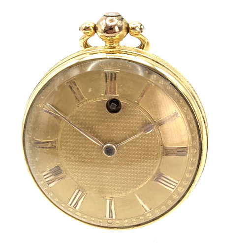 1810 gilt cased verge fusee - 1810,