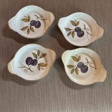 Royal Worcester Entree Serving Dishes Set of 4 Evesham Gold