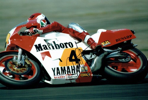 Kenny roberts autograph 12x8 - roberts,