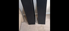 CD DVD Storage Tower Shelves Cabinet x2 Black 