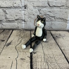 10cm Black Cat Sitting Animal