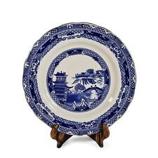 Vintage Ringtons Plate Collectors Plate Blue and White Willow Pattern Bone China