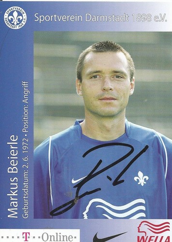 Markus beierle autograph - markus, beierle/autograph