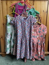 7x Summer Dress Bundle Joblot - Aged 6-7, M&S, Disney, NEXT, Converse, H&M