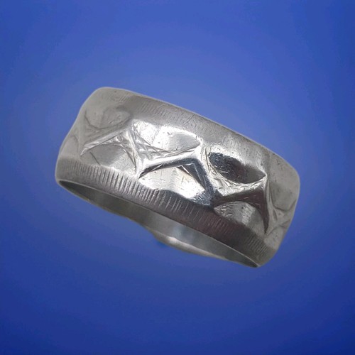 Vintage sterling silver band - sterling,