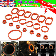 INTAKE INLET MANIFOLD GASKETS SEALS Kit FOR BMW M47 M57 E46 E53 E60 E63 E65 UK