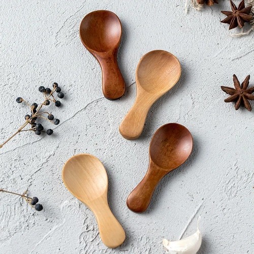 4pcs mini wooden spoons - mini,