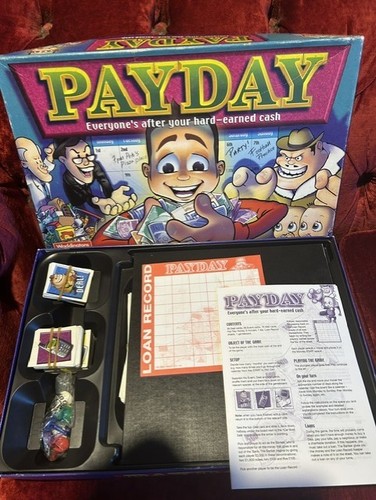 Payday board game - payday, parker