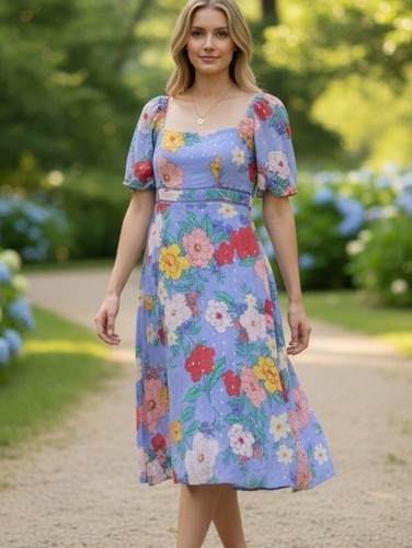 Nina leonard floral - nina, dress