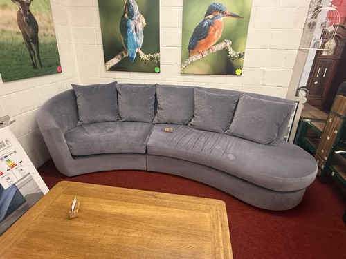 John lewis curved sofa - sofa, (3955)