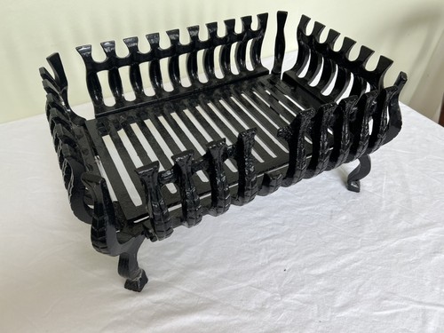 Cast iron fire basket - fire,