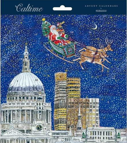Christmas advent calendar city - calendar,