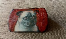 Antique Paper Mache Snuff Box