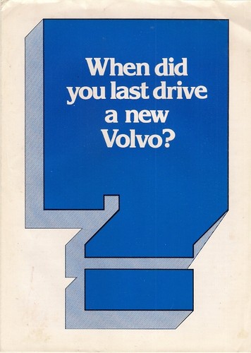 Volvo range 1978 market - range, uk