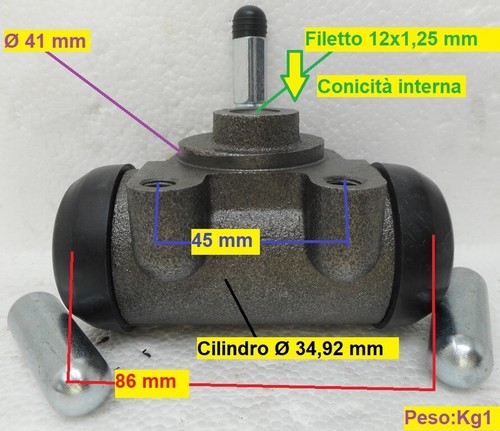 Brake cylinder forklift for