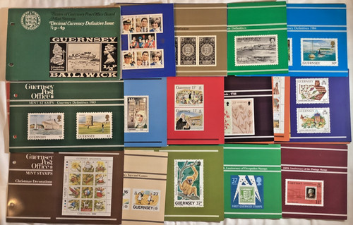 Guernsey stamps presentation - stamps,