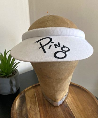 Ping white cotton golf visor - white,