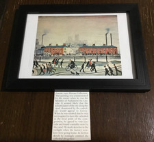 L.S. LOWRY : SMALL FRAMED