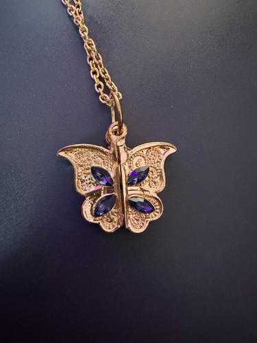 Butterfly necklace i love - necklace,